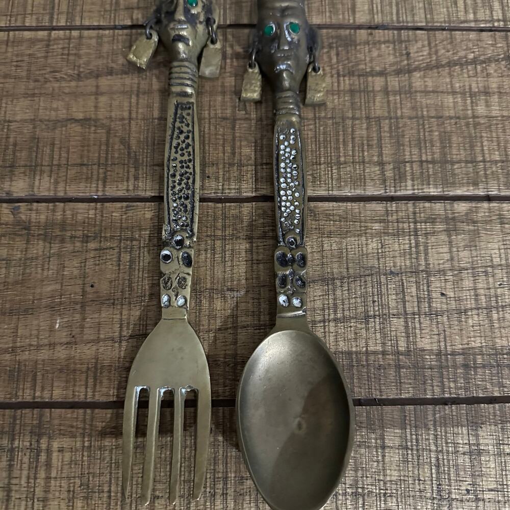 Interesting Serving Fork and Spoon